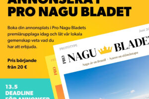 Annonsera i Pro Nagu Bladet