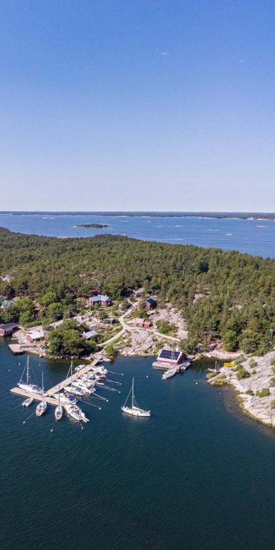 Brännskär Nagu flygfoto